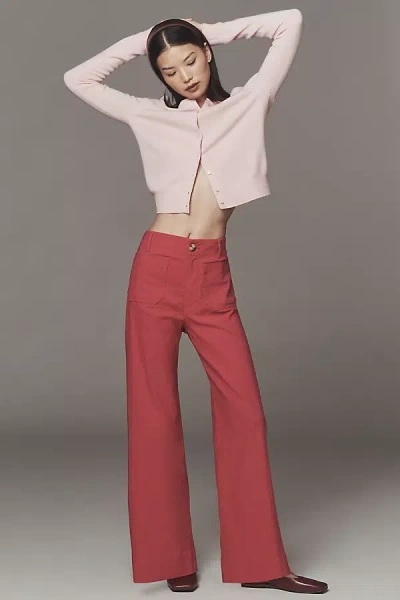Maeve The Colette Full-length Wide-leg Pants By  In Red