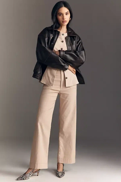 Maeve The Colette Full-length Wide-leg Pants By  In Neutral