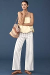 Maeve The Colette Full-length Wide-leg Pants By : Stripe Edition