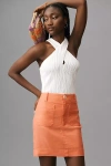 Maeve The Colette Mini Skirt By  In Orange