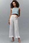Maeve The Colette Ruffled Cropped Wide-leg Pants By : Magic Fabric Edition