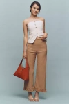 Maeve The Colette Ruffled Cropped Wide-leg Pants By : Magic Fabric Edition