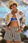 Maeve The Colette Shorts By : Linen Edition In Multi