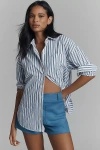 Maeve The Colette Shorts By : Linen Edition In Blue