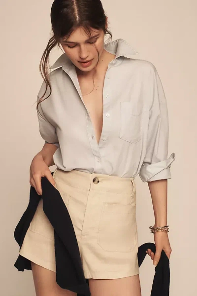 Maeve The Colette Shorts By : Linen Edition In White