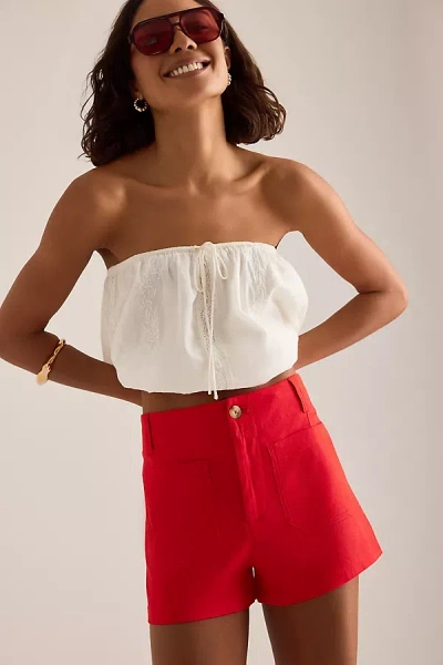 Maeve The Colette Shorts By  In Red