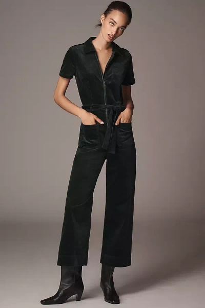 Maeve The Colette Weekend Corduroy Jumpsuit By  In Green