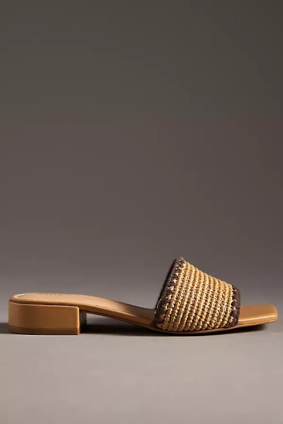Maeve The Coralie Mule Slide Sandals By  In Beige