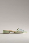 Maeve The Coralie Mule Slide Sandals By  In Mint