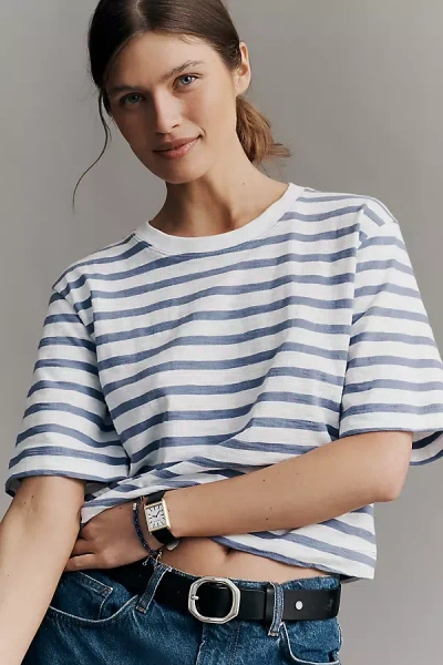 Maeve The Corey Short-sleeve Boxy Tee By  In Multi