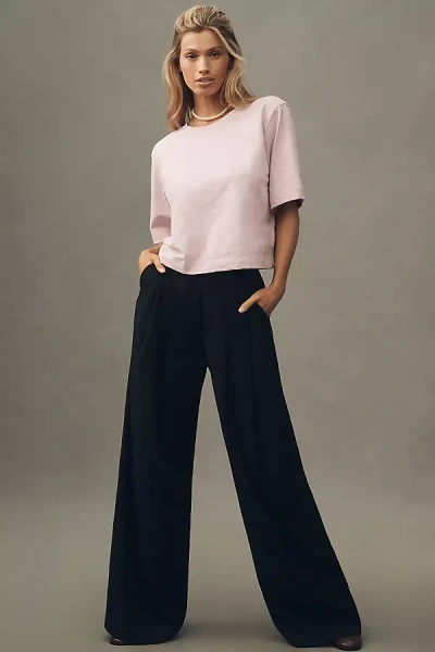 Maeve The Corey Short-sleeve Boxy Tee By  In Pink