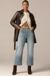 Maeve The Curvy Colette Crop Wide-leg Jeans By  In Blue