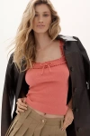 Maeve The Dorrie Ruffled Cami By  In Pink