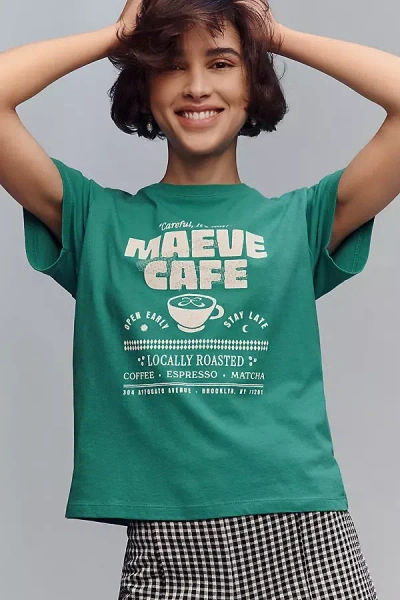 Maeve The Evelyn Perfect Cotton Tee By  In Green