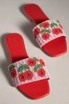 Maeve The Fiona Beaded Slide Sandals By  In Multicolor