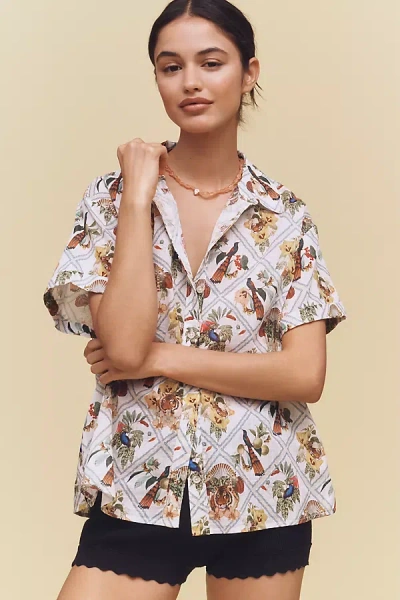 Maeve The Henrietta Buttondown Surf Shirt By