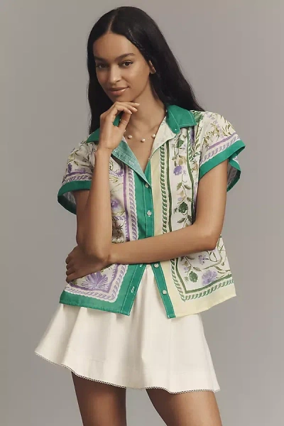 Maeve The Henrietta Buttondown Surf Shirt By