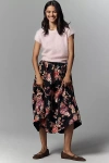 Maeve The Jacie Floral Jacquard Midi Skirt By  In Multi