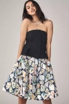 Maeve The Jacie Poplin Printed Knee-length Skirt By