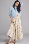 Maeve The Jacie Poplin Printed Maxi Skirt By  In Multi