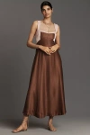 Maeve The Jocelyn Sleeveless Slip Midi Dress By