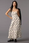 Maeve The Jocelyn Sleeveless Slip Midi Dress By  In White