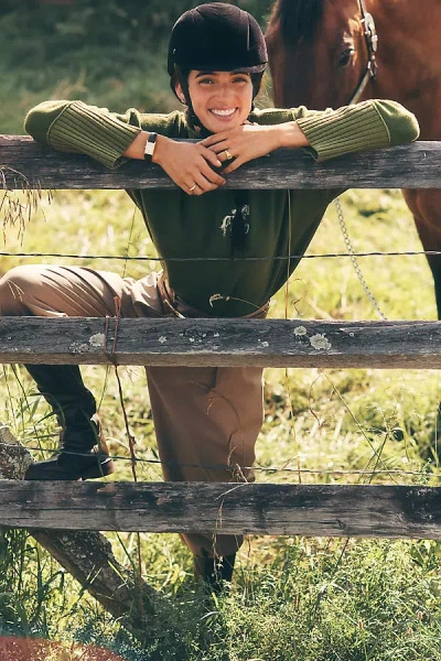 Maeve The Logan Turtleneck Sweater By  In Green