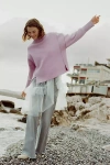 Maeve The Logan Turtleneck Sweater By  In Purple
