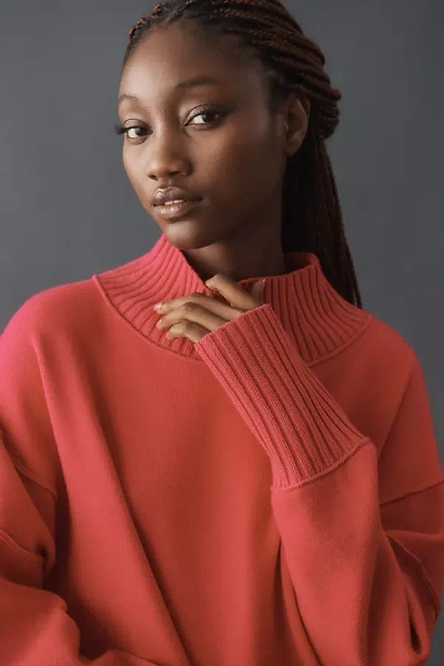Maeve The Logan Turtleneck Sweater By  In Purple