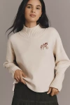 Maeve The Logan Turtleneck Sweater By  In Neutral