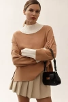 Maeve The Logan Turtleneck Sweater By  In Yellow