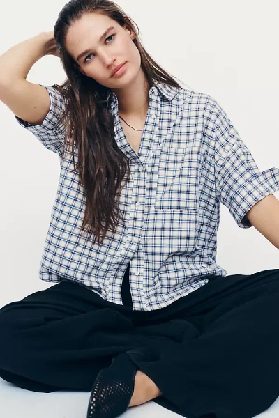 Maeve The Mabel Boxy Oxford Shirt By  In Multi