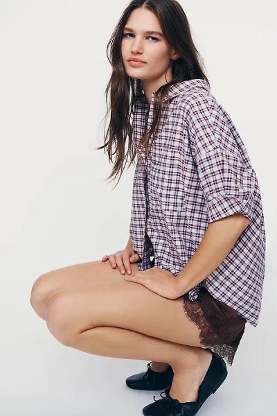 Maeve The Mabel Boxy Oxford Shirt By  In Multi