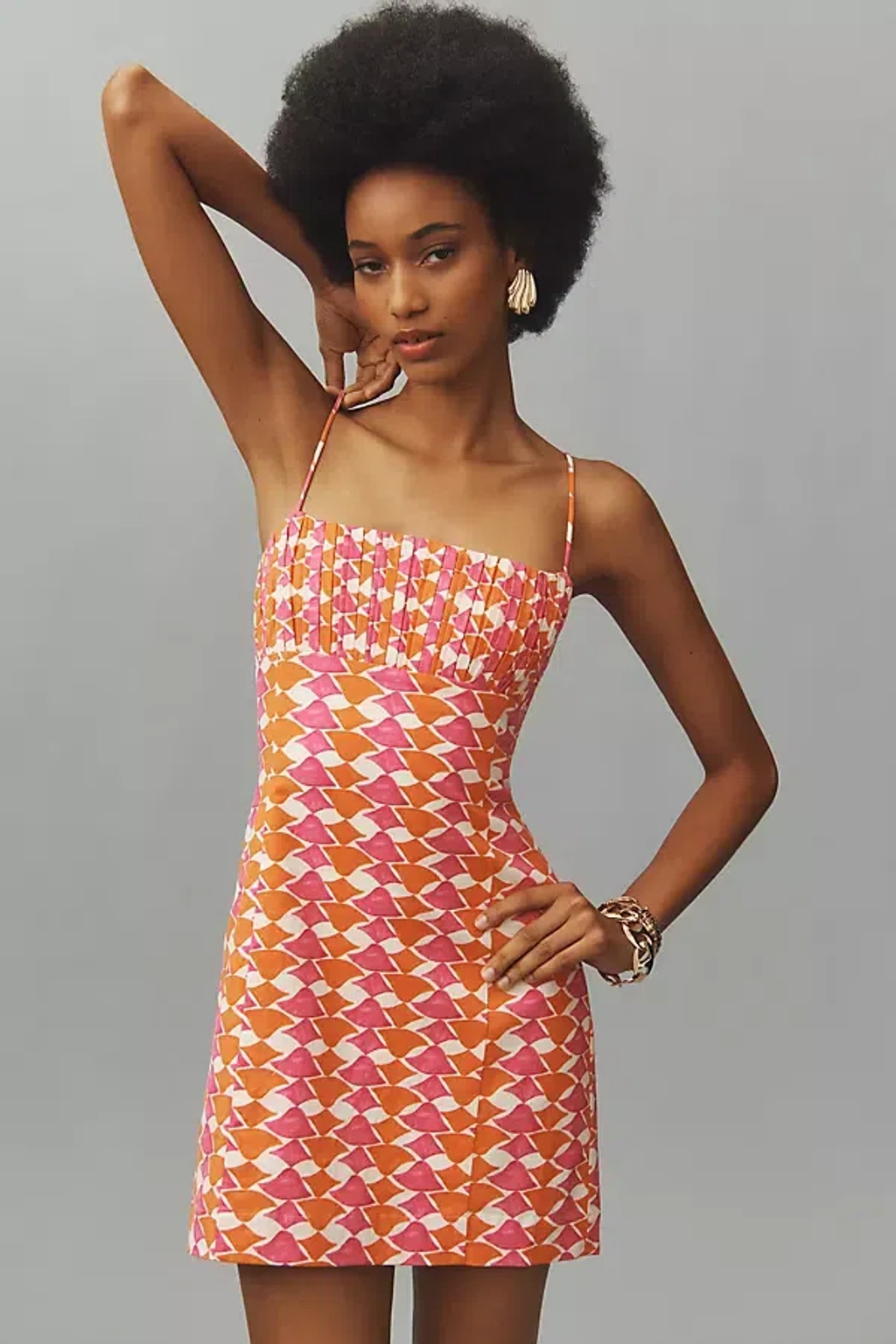 Maeve The Ophelia Sleeveless Linen Slim Mini Dress By In Pink | ModeSens