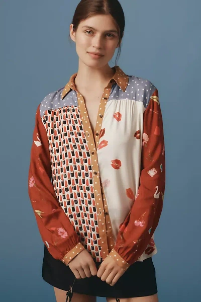 Maeve The Paz Buttondown Shirt By  In Multi
