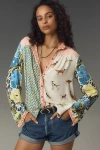 Maeve The Paz Buttondown Shirt By  In Blue