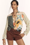 Maeve The Paz Buttondown Shirt By  In Green