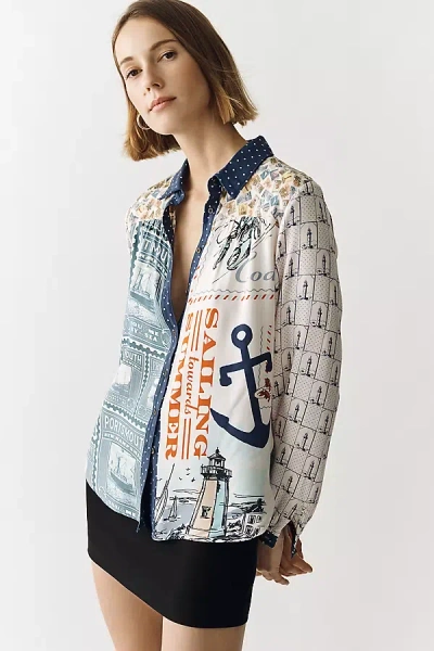 Maeve The Paz Buttondown Shirt By  In Multi