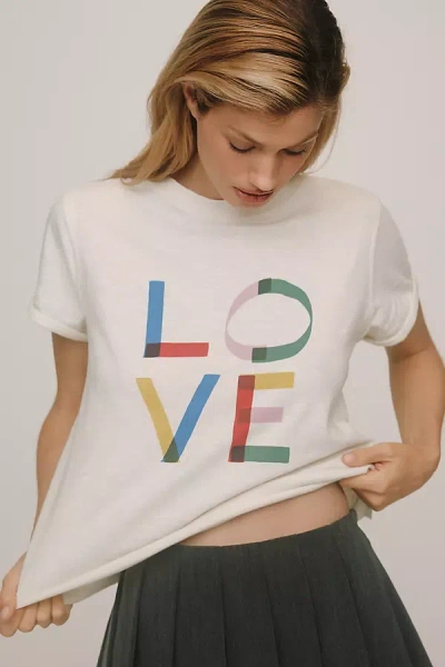 Maeve The Rose Stallard Caitlin Boxy Tee By  In White