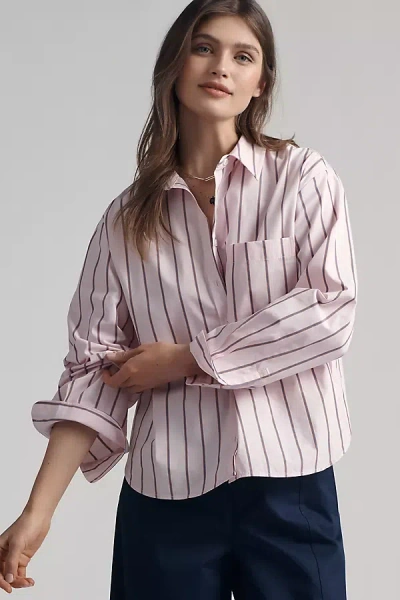 Maeve The Shrunken Bennet Buttondown Shirt By  In Multi