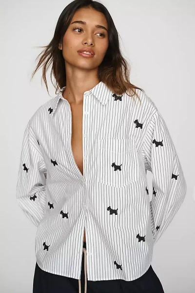 Maeve The Shrunken Bennet Buttondown Shirt By  In White