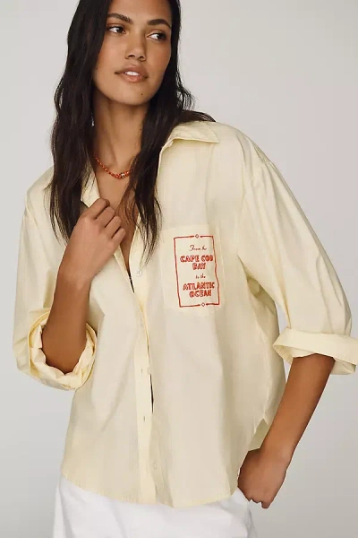 Maeve The Shrunken Bennet Buttondown Shirt By  In Neutral