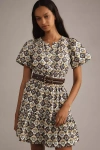 Maeve The Somerset Mini Dress By  In Beige