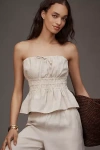 Maeve The Somerset Strapless Blouse