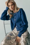 Maeve The Sutton Cardigan Sweater By  In Blue
