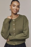Maeve The Sutton Cardigan Sweater By  In Green