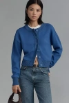 Maeve Compact Cardigan In Blue