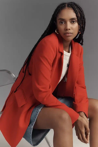 Maeve The Tessie Blazer By  Jacket In Red