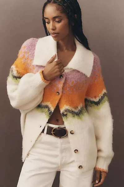 Maeve Turtleneck Brushed Sweater In Multi