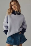 Maeve Turtleneck Jumper In Purple